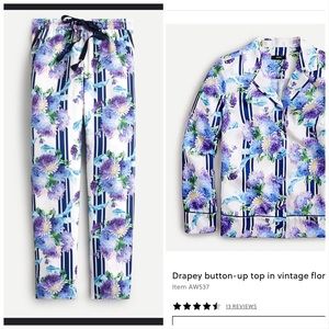 NWT coordinating pajama style set